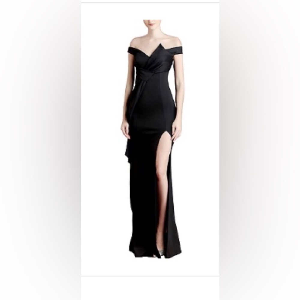 KALINNU black maxi dress